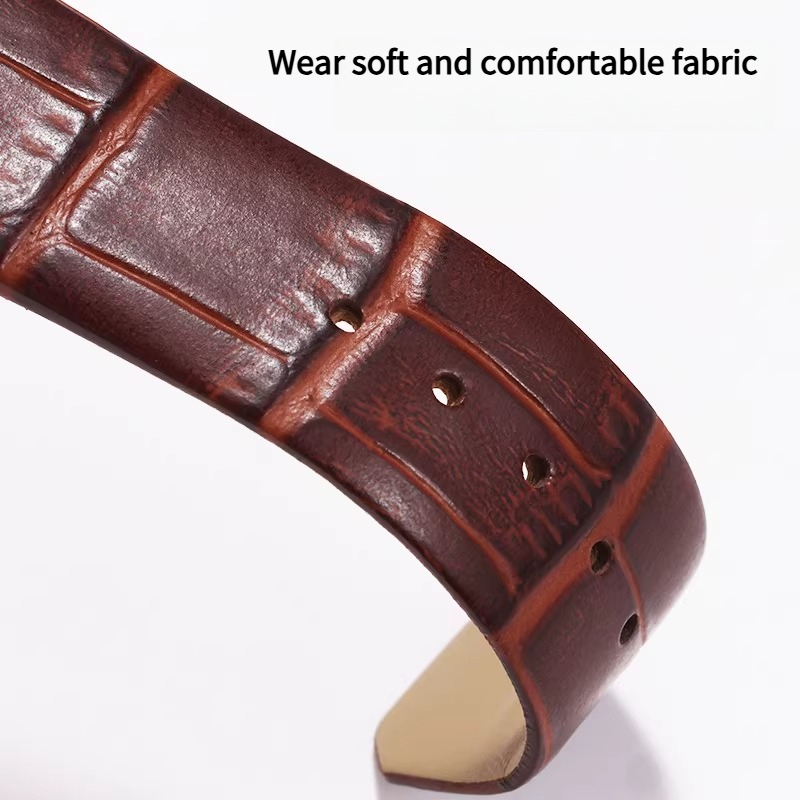 Curved leather watch strap wom - огляд і ціна Omega Watch Constellation