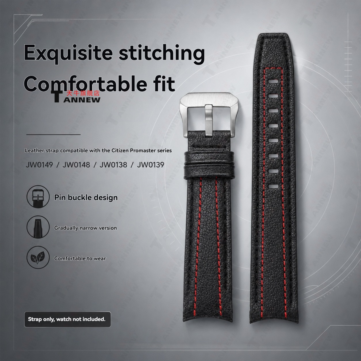 Cowhide Leather Watch Band for - огляд і ціна Citizen Watch Promaster