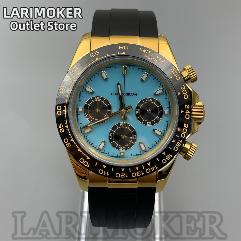 LARIMOKER 39mm Men's Sports Wa - огляд і ціна Rubber Strap Diver
