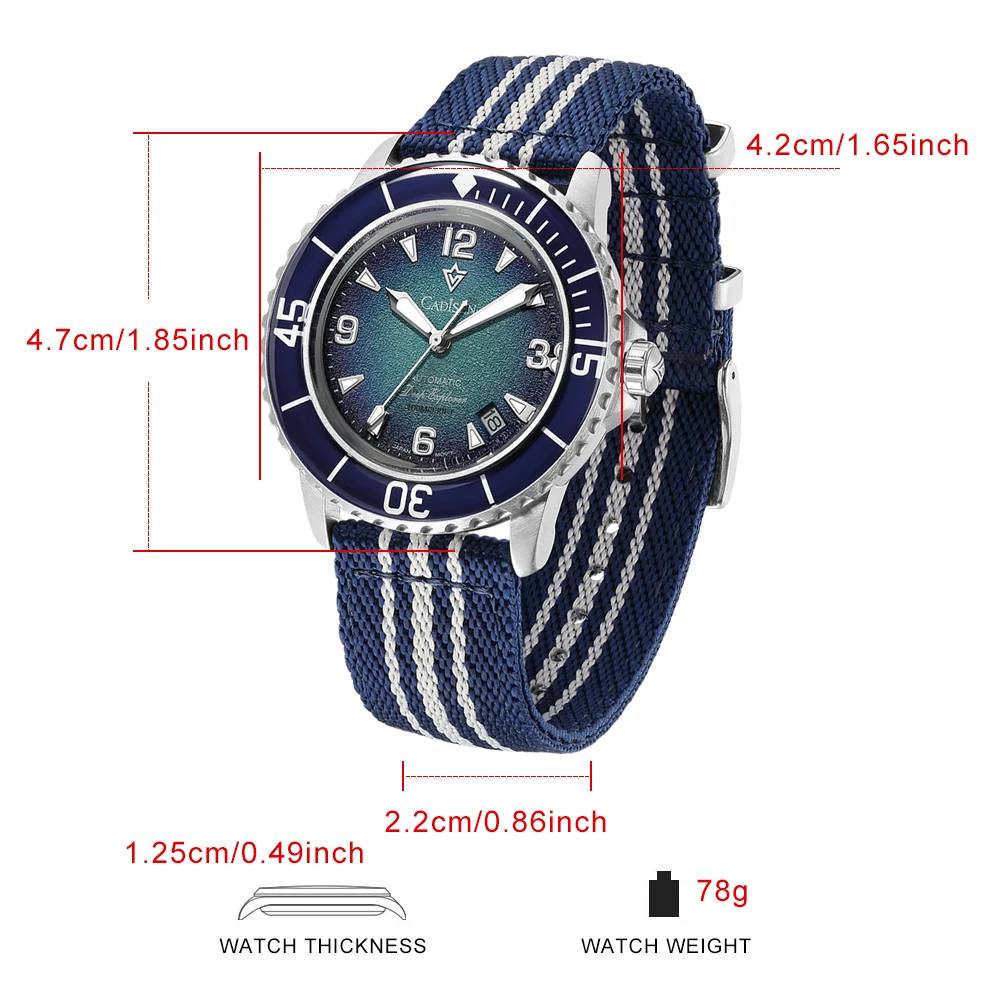 CADISEN Deep Explorer MIYOTA 8 - огляд і ціна Seiko Watch Presage
