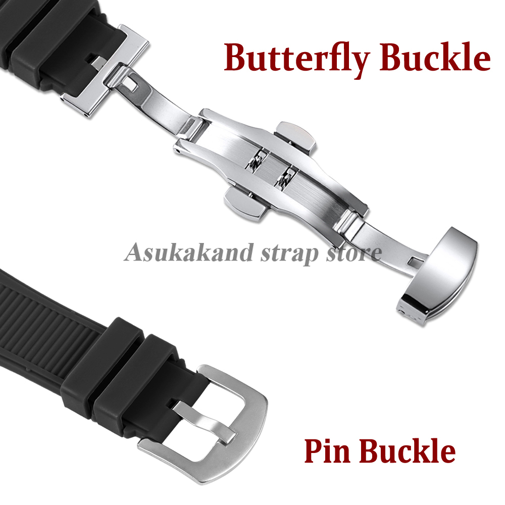 Silicone Watch Strap 25*13mm F - огляд і ціна Patek Philippe Watch Nautilus