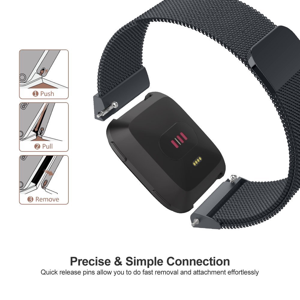 Milanese Mesh Band Strap for F - огляд і ціна Milanese Loop Magnetic
