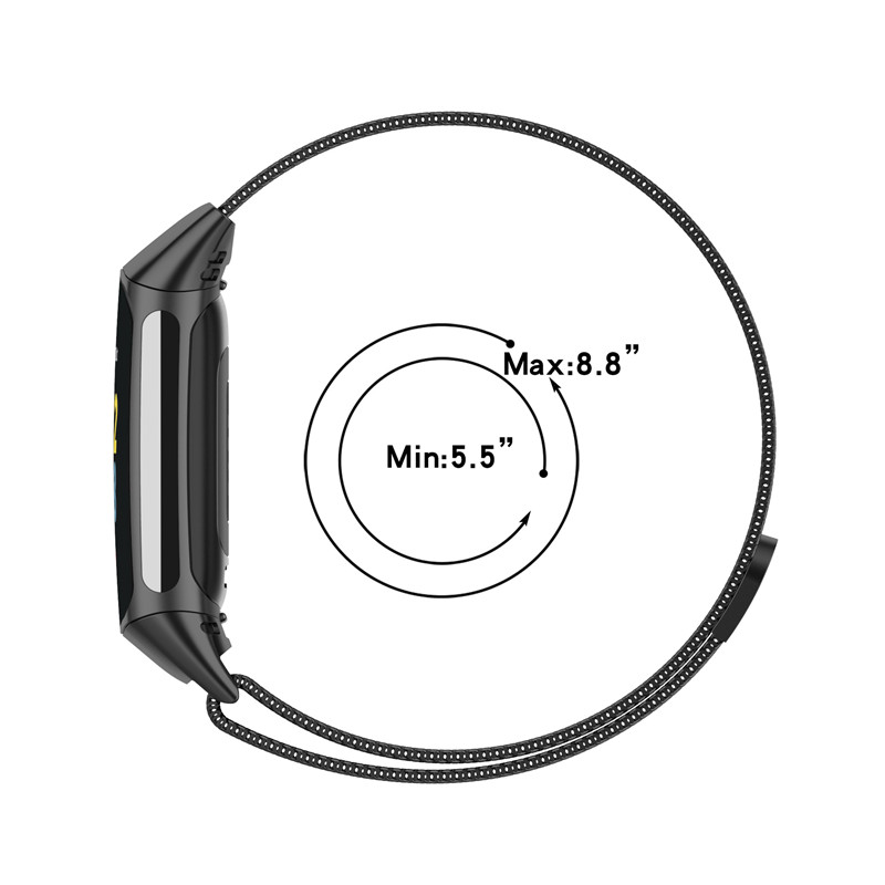 Metal Band For Fitbit Charge 5 - огляд і ціна Milanese Loop Magnetic
