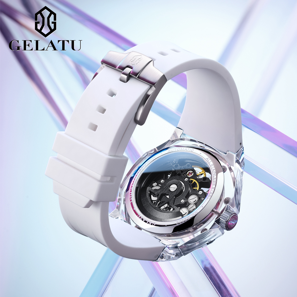 GELATU 8002 Automatic Mechanic - огляд і ціна Rubber Strap Diver